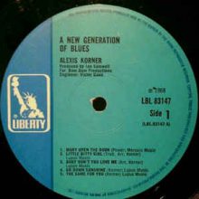 Alexis Korner - A New Generation Of Blues
