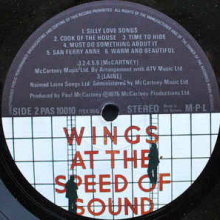 Wings - Wings At The Speed Of Sound