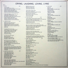 Labi Siffre - Crying Laughing Loving Lying