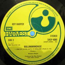 Roy Harper - Bullinamingvase