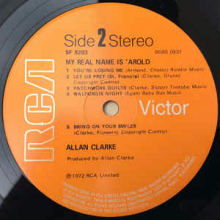 Allan Clarke - My Real Name Is 'arold