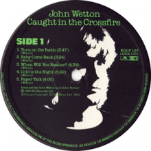 John Wetton - Caught In The Crossfire
