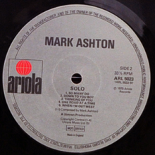 Mark Ashton - Solo