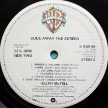 Ralph McTell - Slide Away The Screen