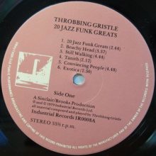 Throbbing Gristle - 20 Jazz Funk Greats